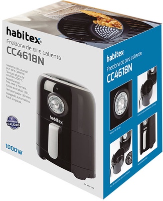 Freidora de aire HABITEX CC4618N 1000W 1,8 L